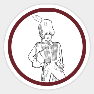 The Dead Queen Detectives - Empress Catherine II Sticker